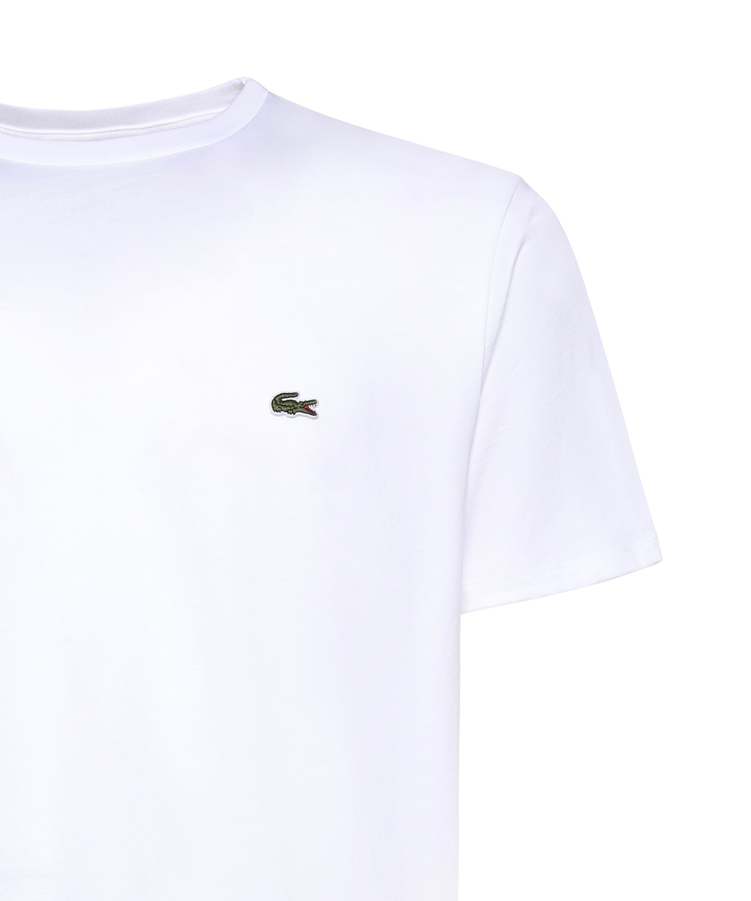 T-shirt in cotone con logo TH6709 001 LACOSTE 