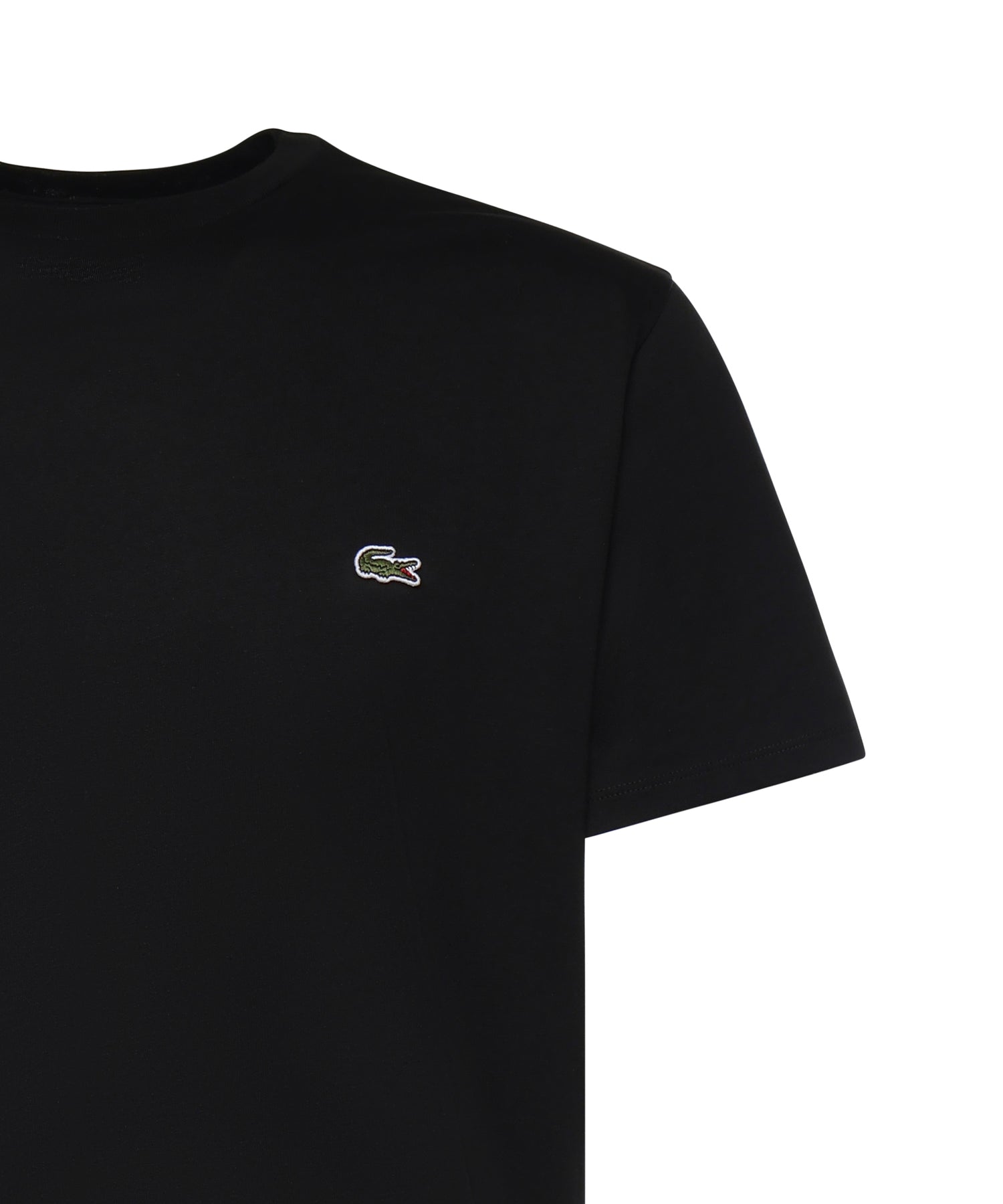 T-shirt in cotone con logo<BR/> TH6709 031 LACOSTE 