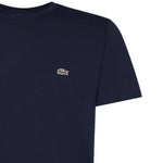 T-shirt in cotone con logo TH6709 166 LACOSTE 