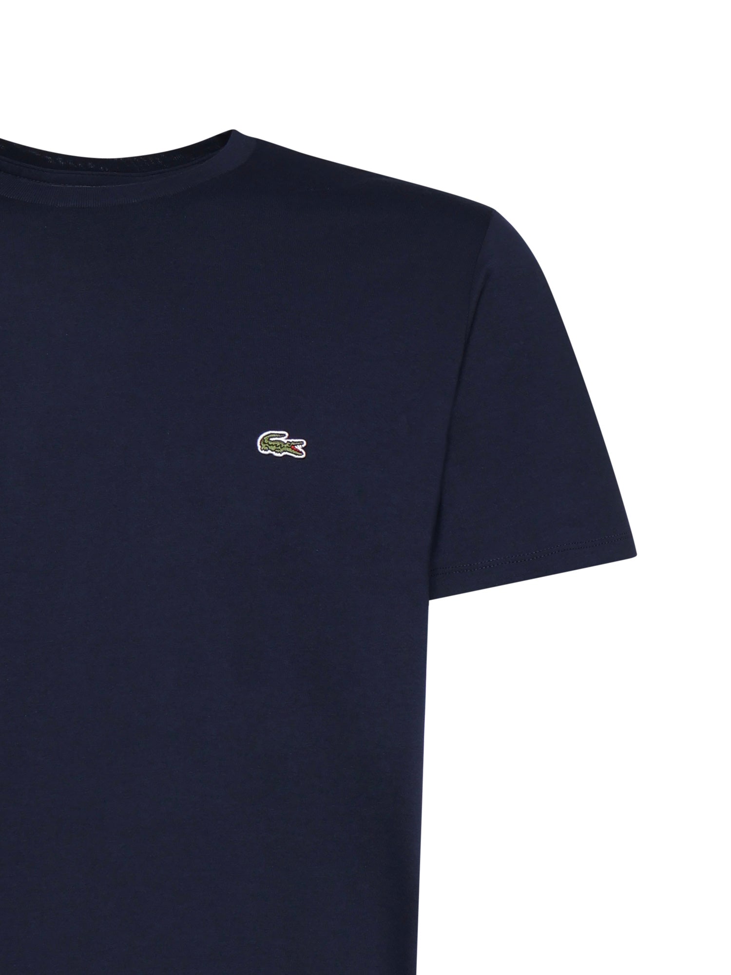 T-shirt in cotone con logo TH6709 166 LACOSTE 