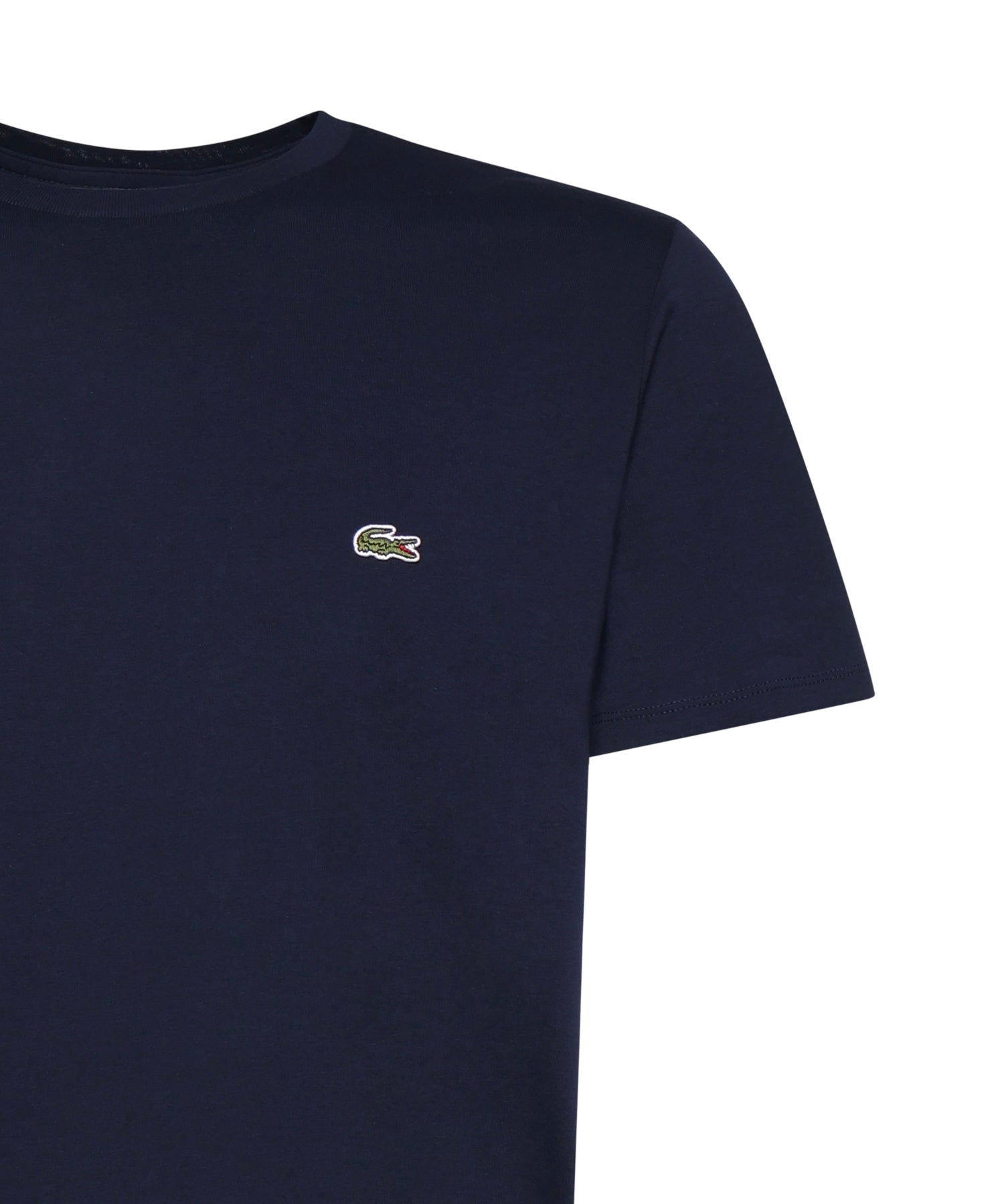 T-shirt in cotone con logo TH6709 166 LACOSTE 