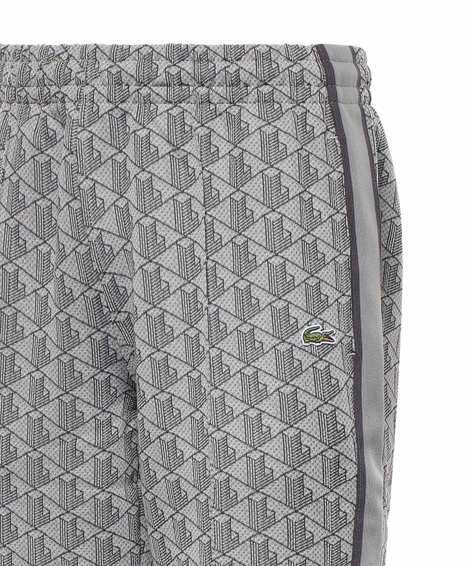 Pantalone jogger con monogramma jacquard XH1440 41I LACOSTE 