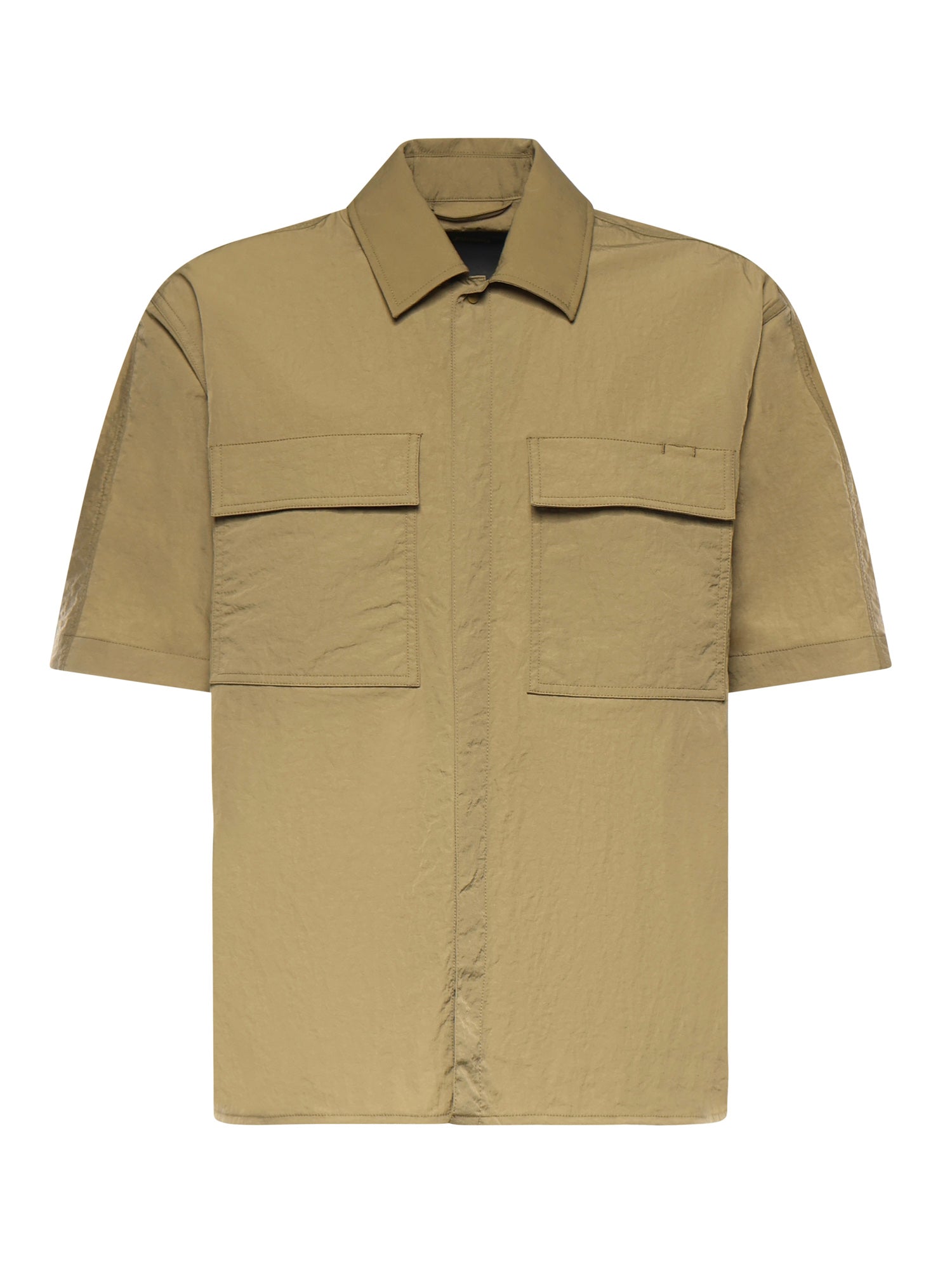 Camicia in tech-crincle CM00015UL 128277305 LAMINAR 