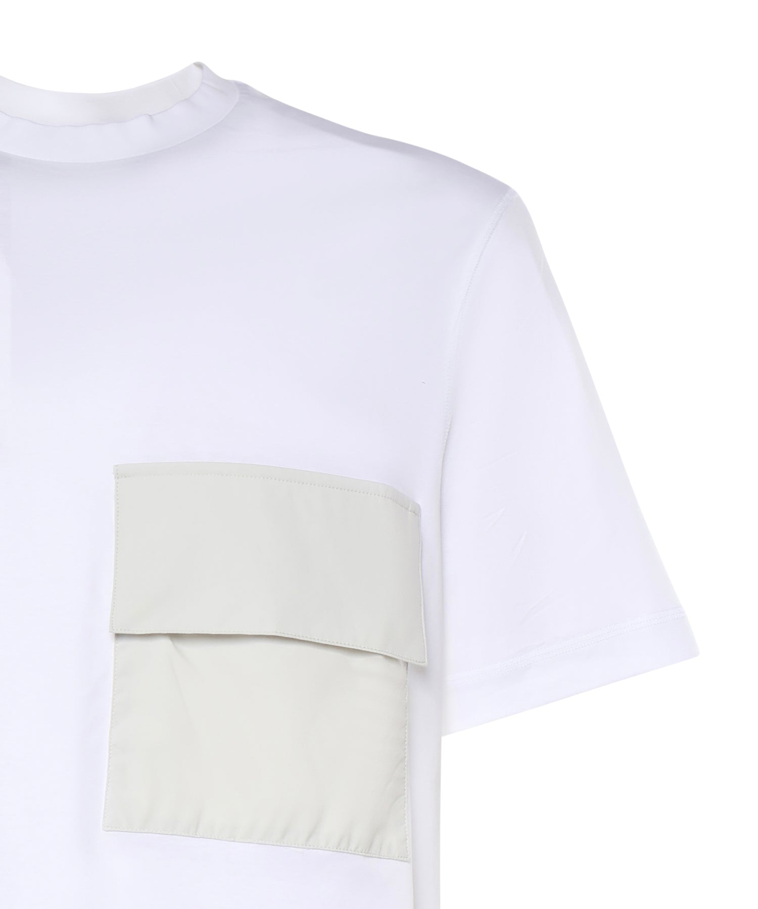 T-shirt in cotone con taschino JG00072UL 521321000 LAMINAR 