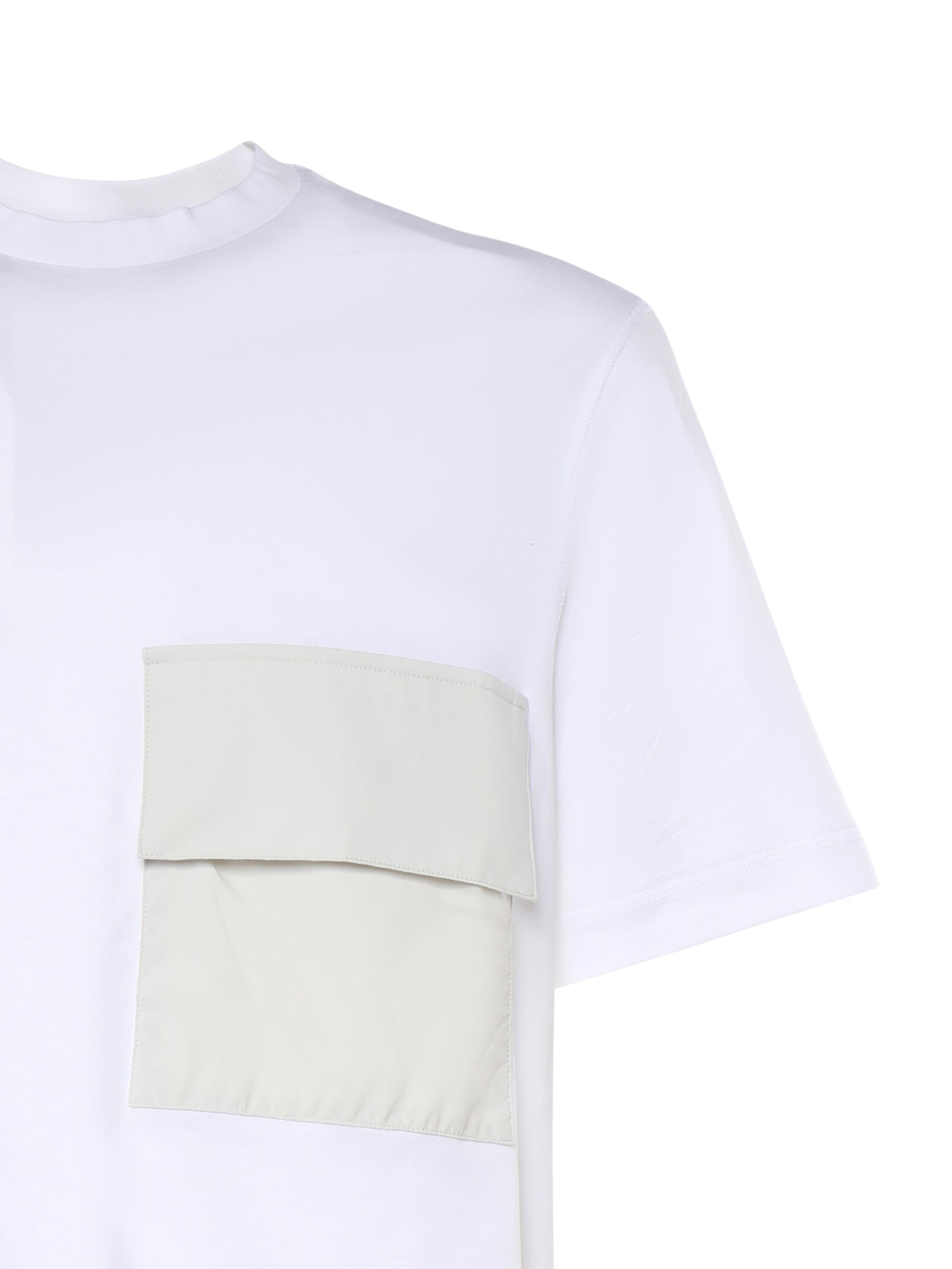 T-shirt in cotone con taschino JG00072UL 521321000 LAMINAR 