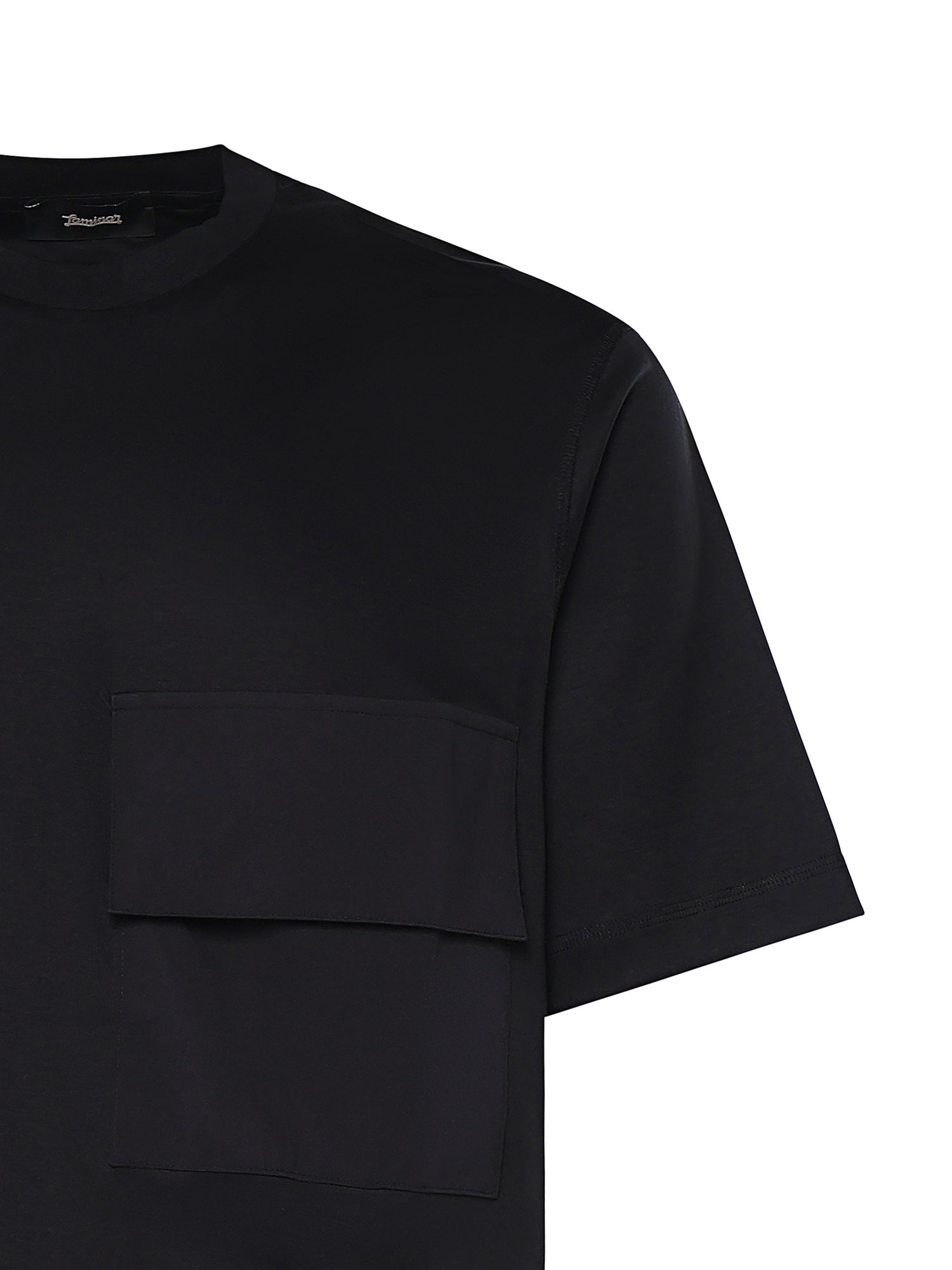 T-shirt in cotone con taschino JG00072UL 521329300 LAMINAR 