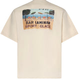 T-shirt in compact jersey con stampa JG00079UL 520001200 LAMINAR 