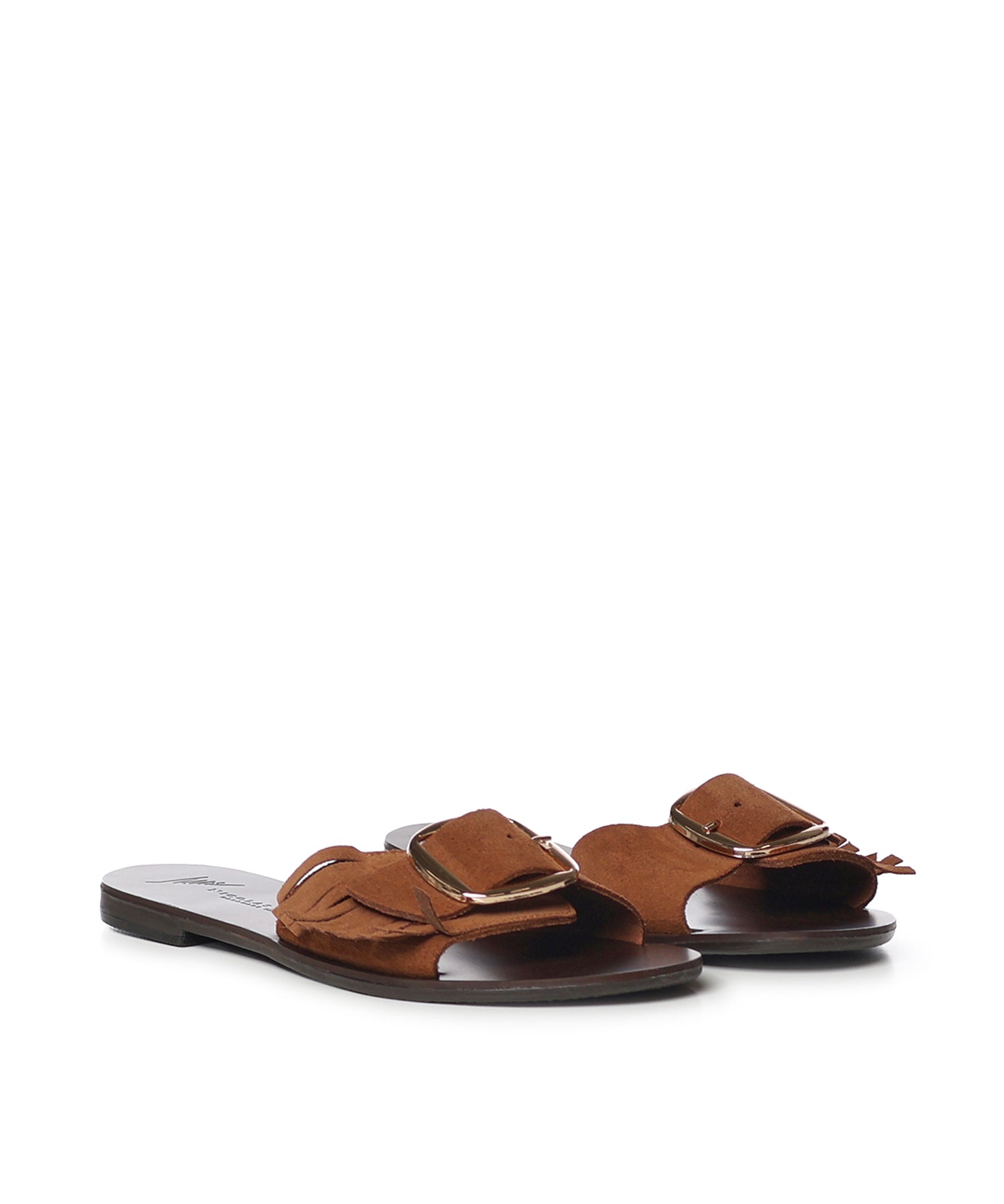 Slide in suede 504 TAN LAS MEDITERRANEAS 