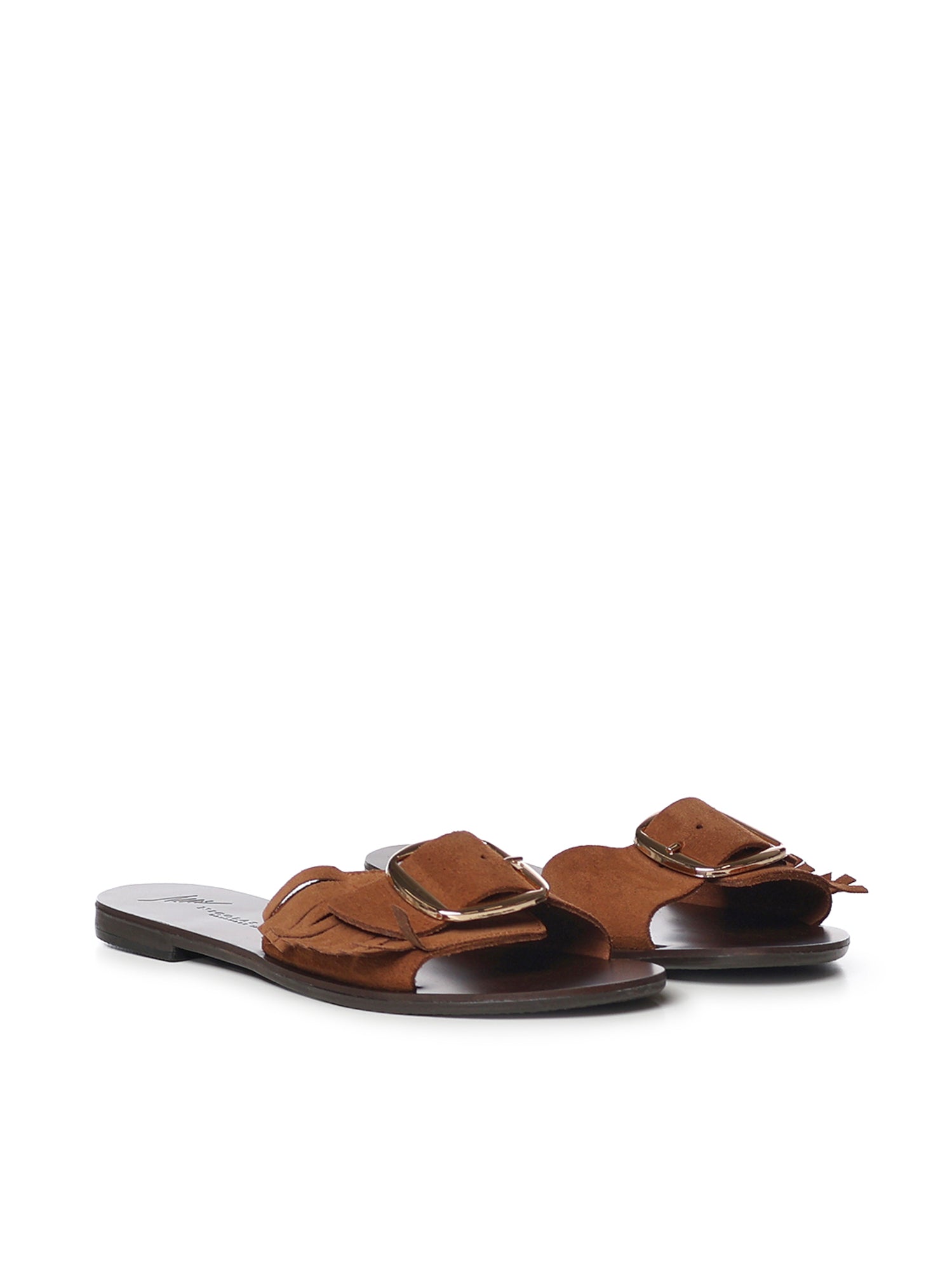 Slide in suede 504 TAN LAS MEDITERRANEAS 