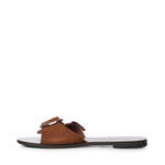 Slide in suede 504 TAN LAS MEDITERRANEAS 