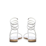 Sandali in pelle con cristalli 64CEM SILVER LAS MEDITERRANEAS 