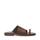Sandali in suede V325A BROWN/GOLD LAS MEDITERRANEAS 