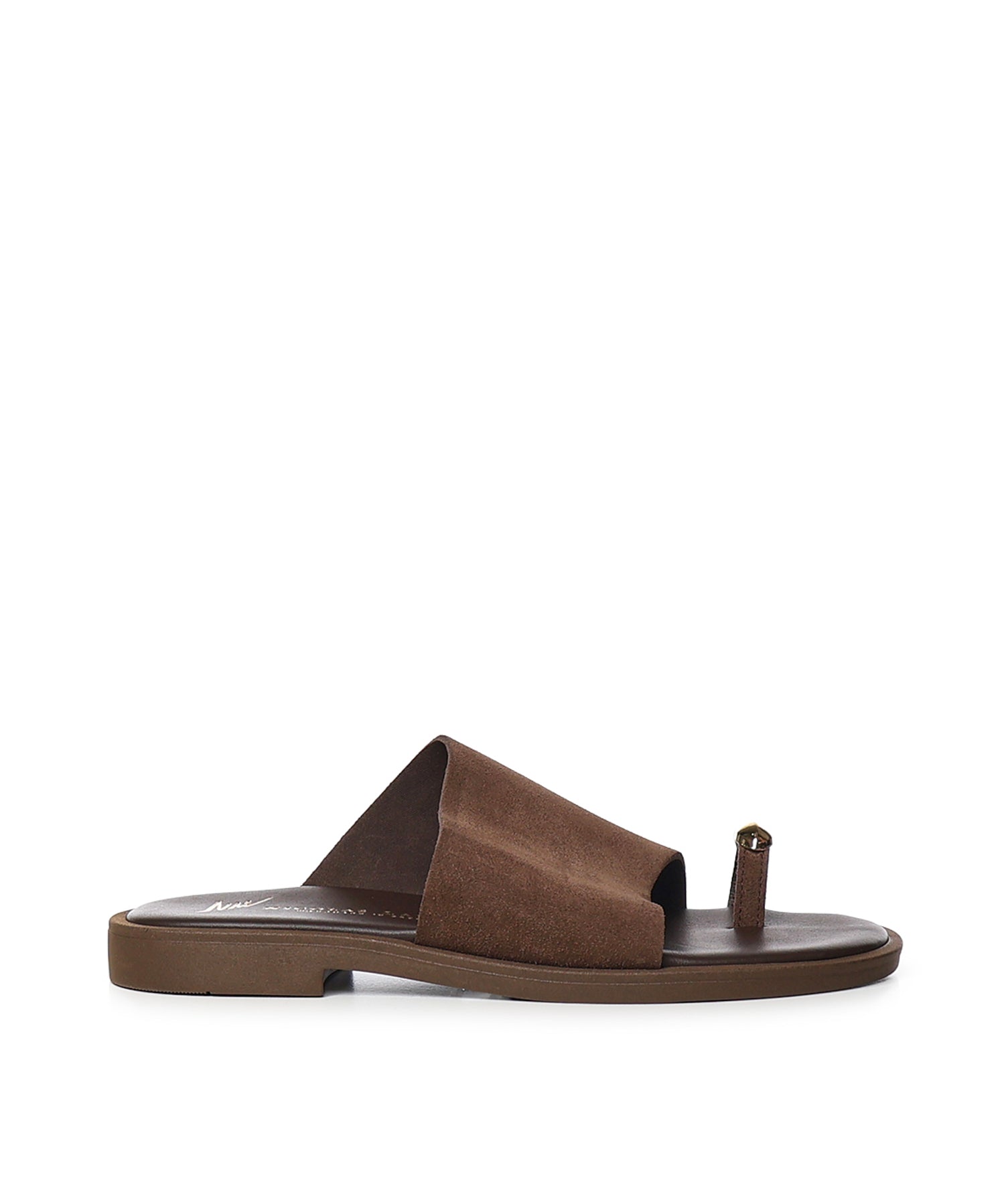 Sandali in suede V325A BROWN/GOLD LAS MEDITERRANEAS 