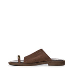 Sandali in suede V325A BROWN/GOLD LAS MEDITERRANEAS 