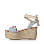 Sandali in denim con zeppa SA6085TX523 S1106 LIU JO 