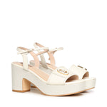 Sandali Harper in pelle SA6119P0102 S1400 LIU JO 