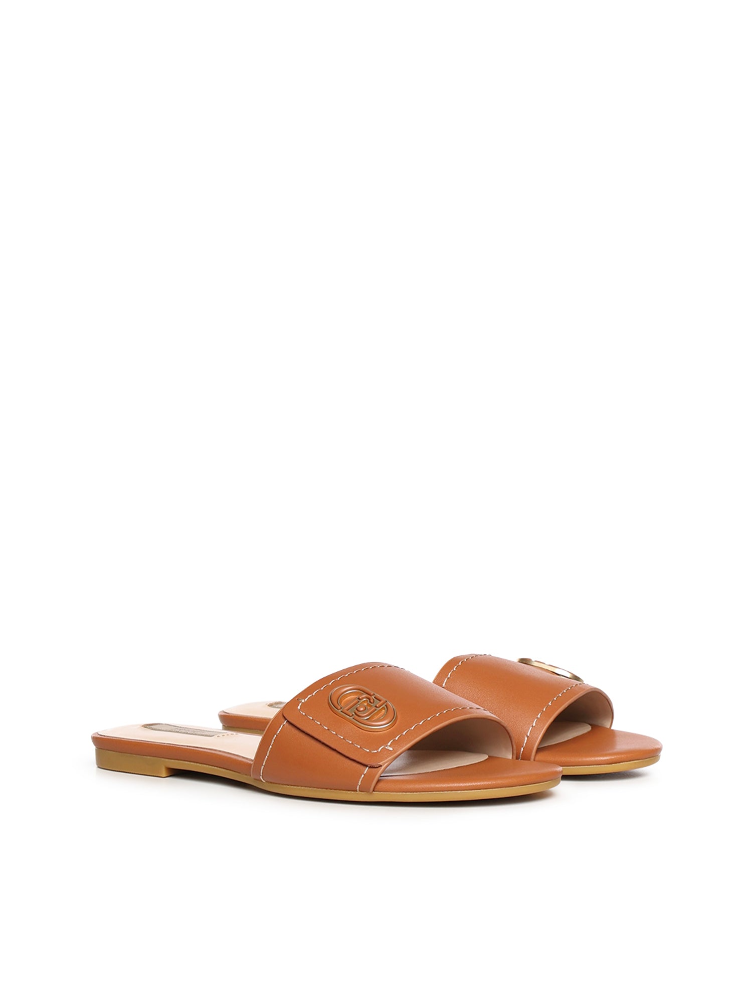 Sandali flat in pelle SA6127P0102 S3804 LIU JO 