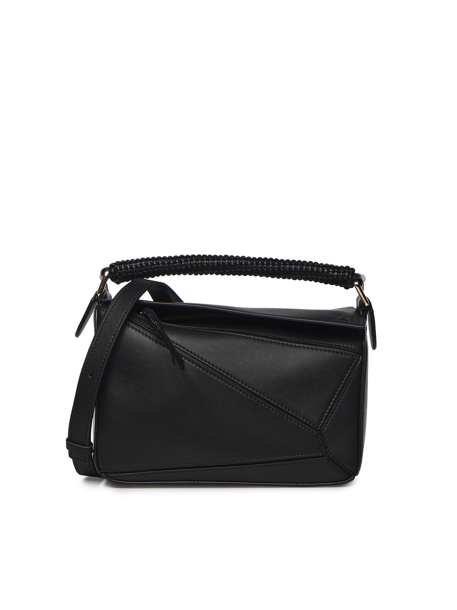 Borsa Puzzle piccola in pelle di vitello e nappa A510S21XDA 1100 LOEWE 