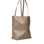 Borsa Puzzle Fold Tote media in pelle di vitello A657G50X01 2150 LOEWE 