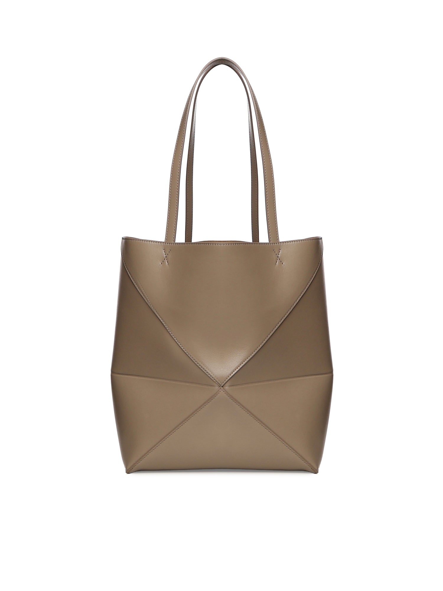 Borsa Puzzle Fold Tote media in pelle di vitello A657G50X01 2150 LOEWE 