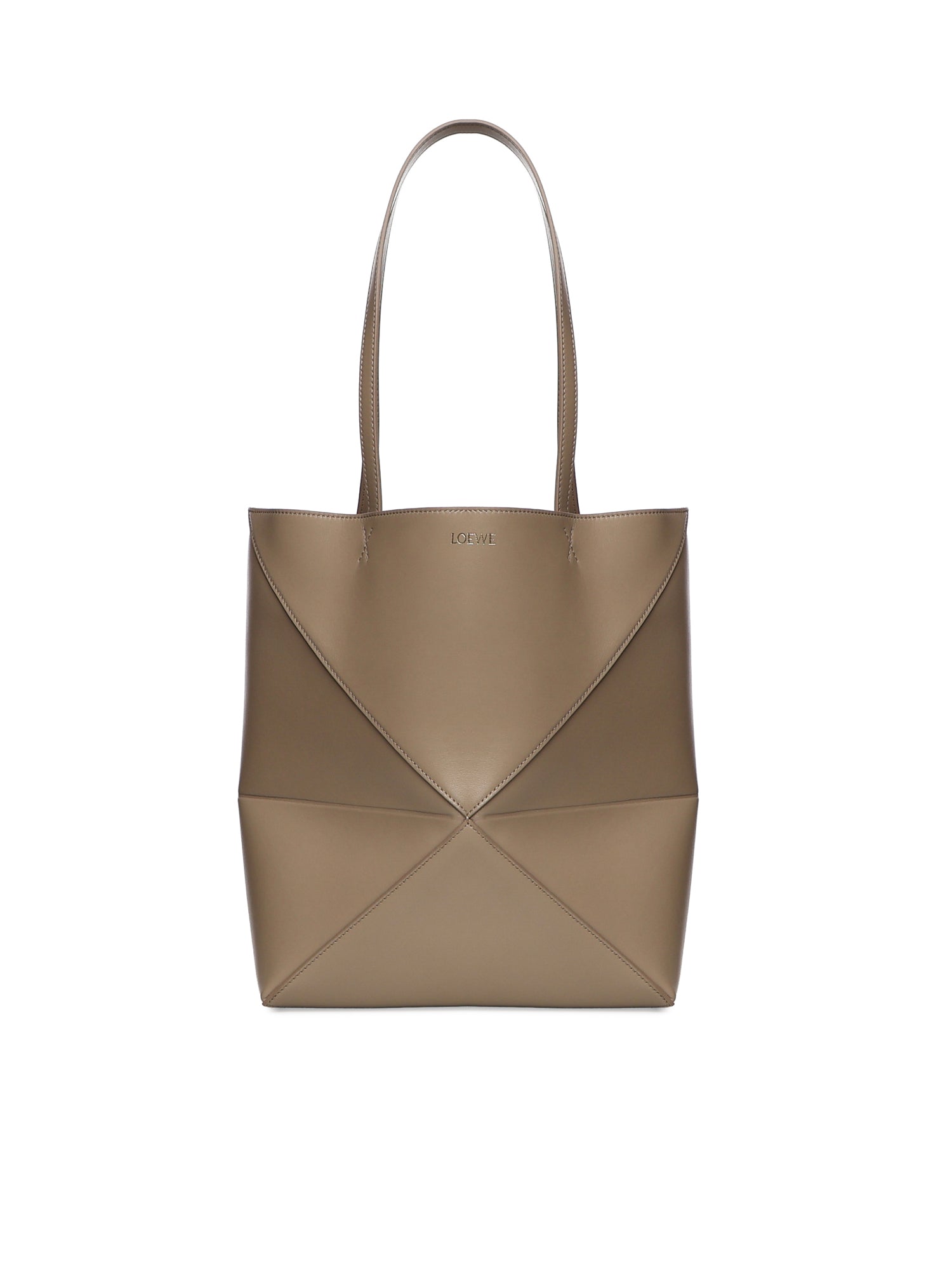 Borsa Puzzle Fold Tote media in pelle di vitello A657G50X01 2150 LOEWE 