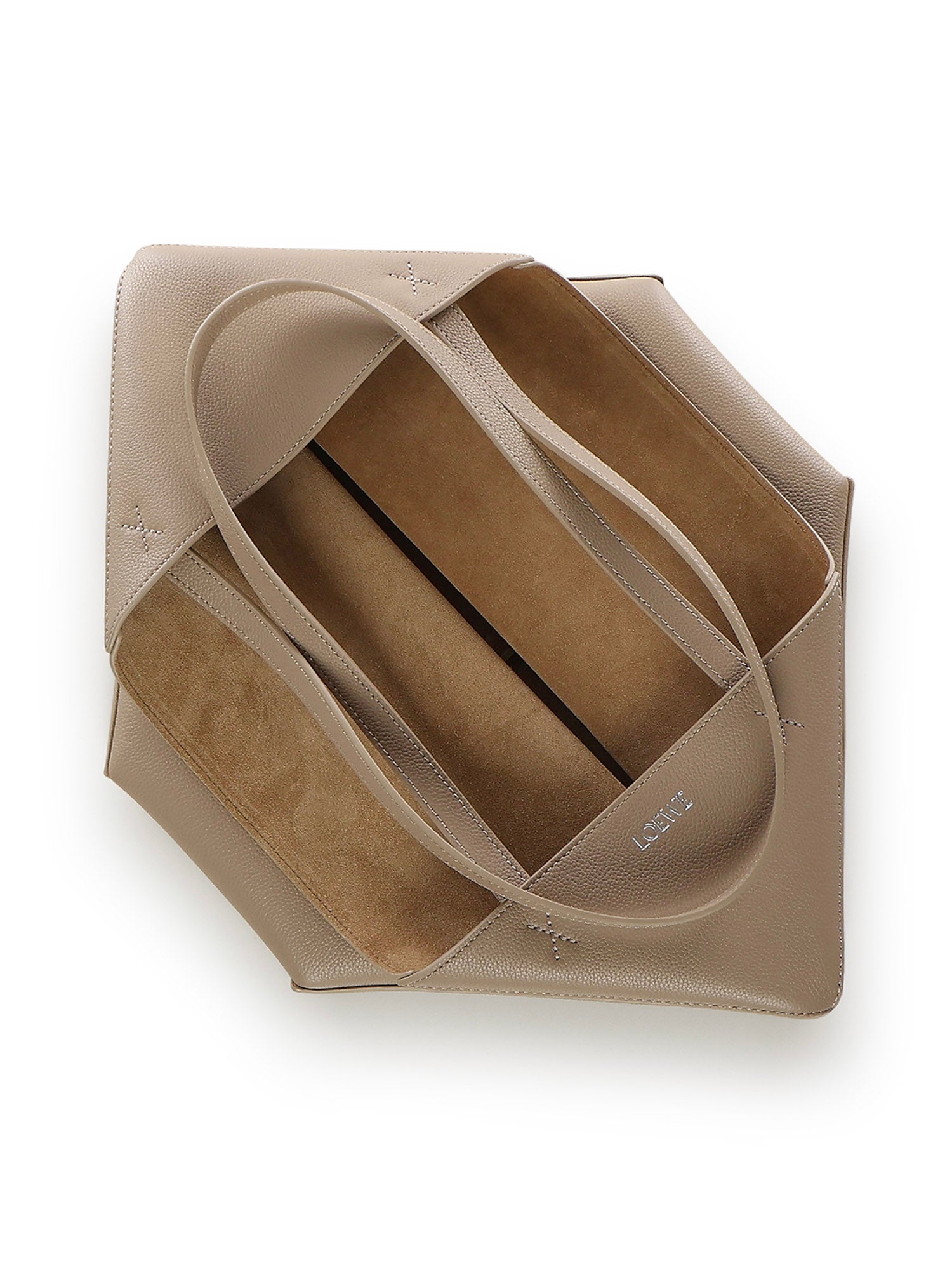 Borsa Tote Puzzle Fold media in pelle di vitello A779PEWX04 5541 LOEWE 