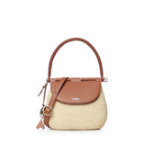 Borsa Pescador media in rafia e pelle AFSHFSHX02 2435 LOEWE 