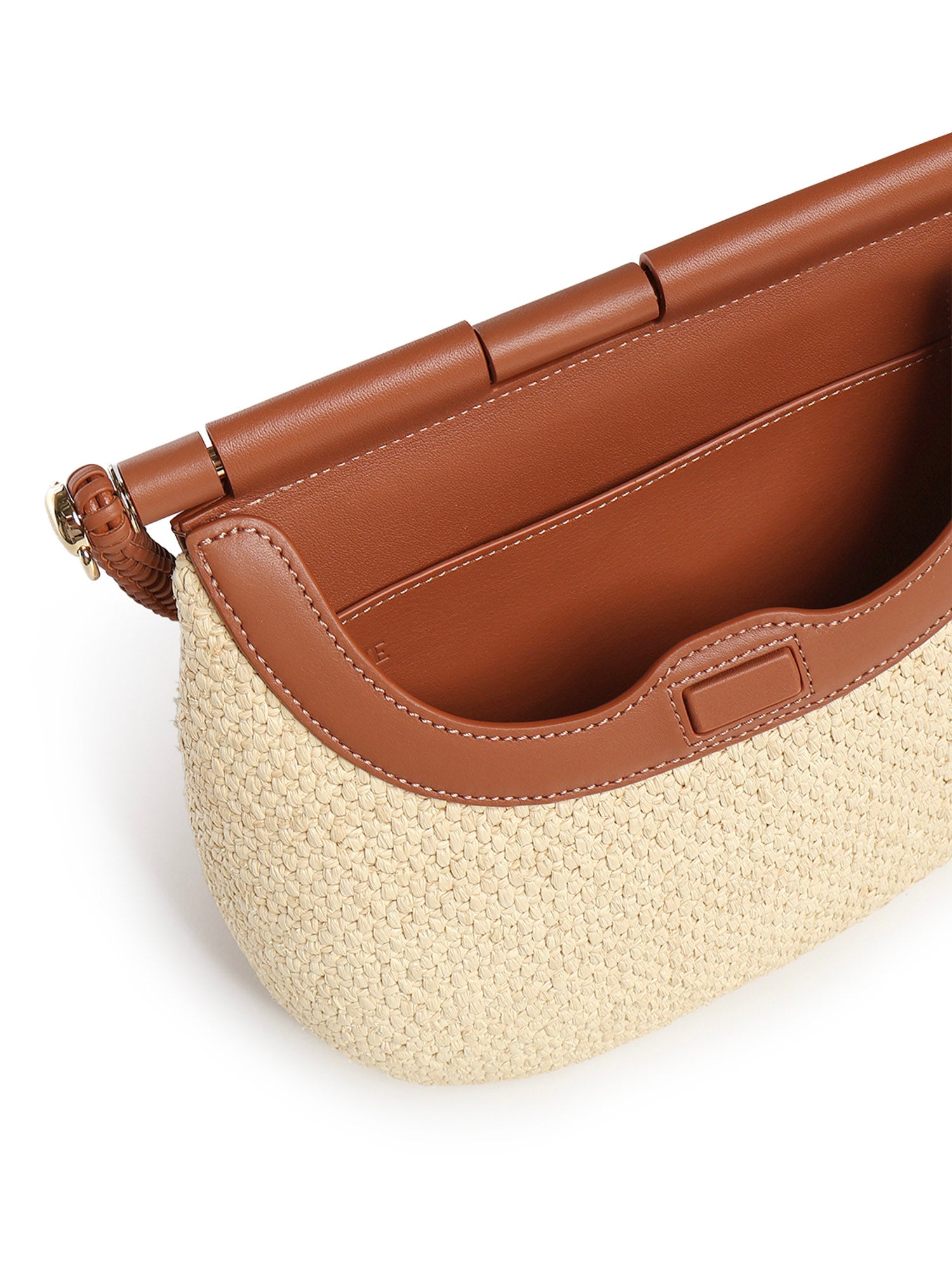 Borsa Pescador media in rafia e pelle AFSHFSHX02 2435 LOEWE 