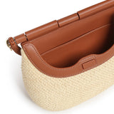 Borsa Pescador media in rafia e pelle AFSHFSHX02 2435 LOEWE 