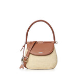 Borsa Pescador media in rafia e pelle AFSHFSHX02 2435 LOEWE 