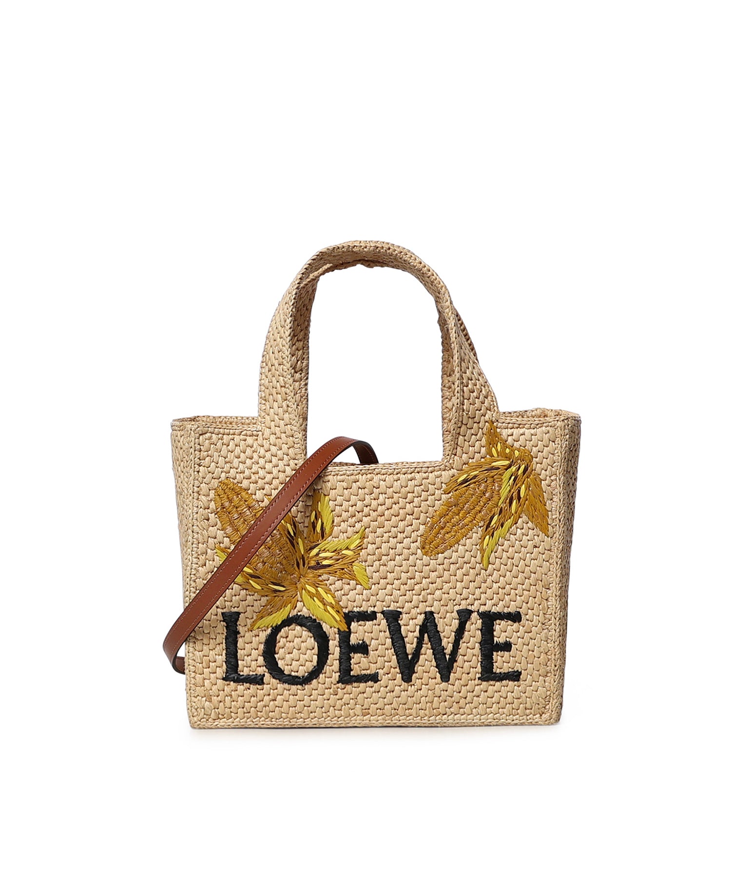 Borsa tote LOEWE Font piccola in rafia<BR/><BR/><BR/><BR/> ALF1B59X28 0151 LOEWE 