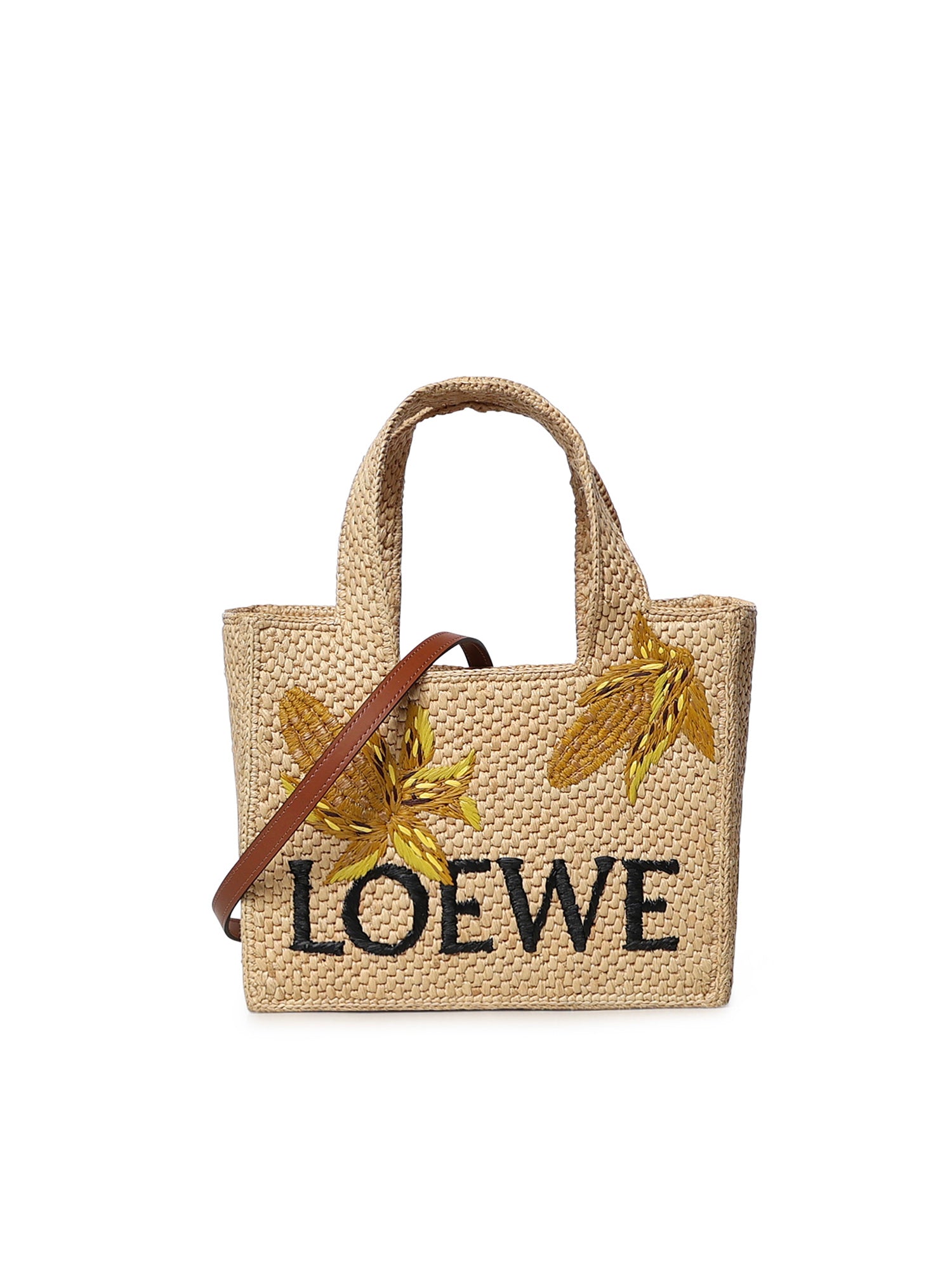 Borsa tote LOEWE Font piccola in rafia<BR/><BR/><BR/><BR/> ALF1B59X28 0151 LOEWE 