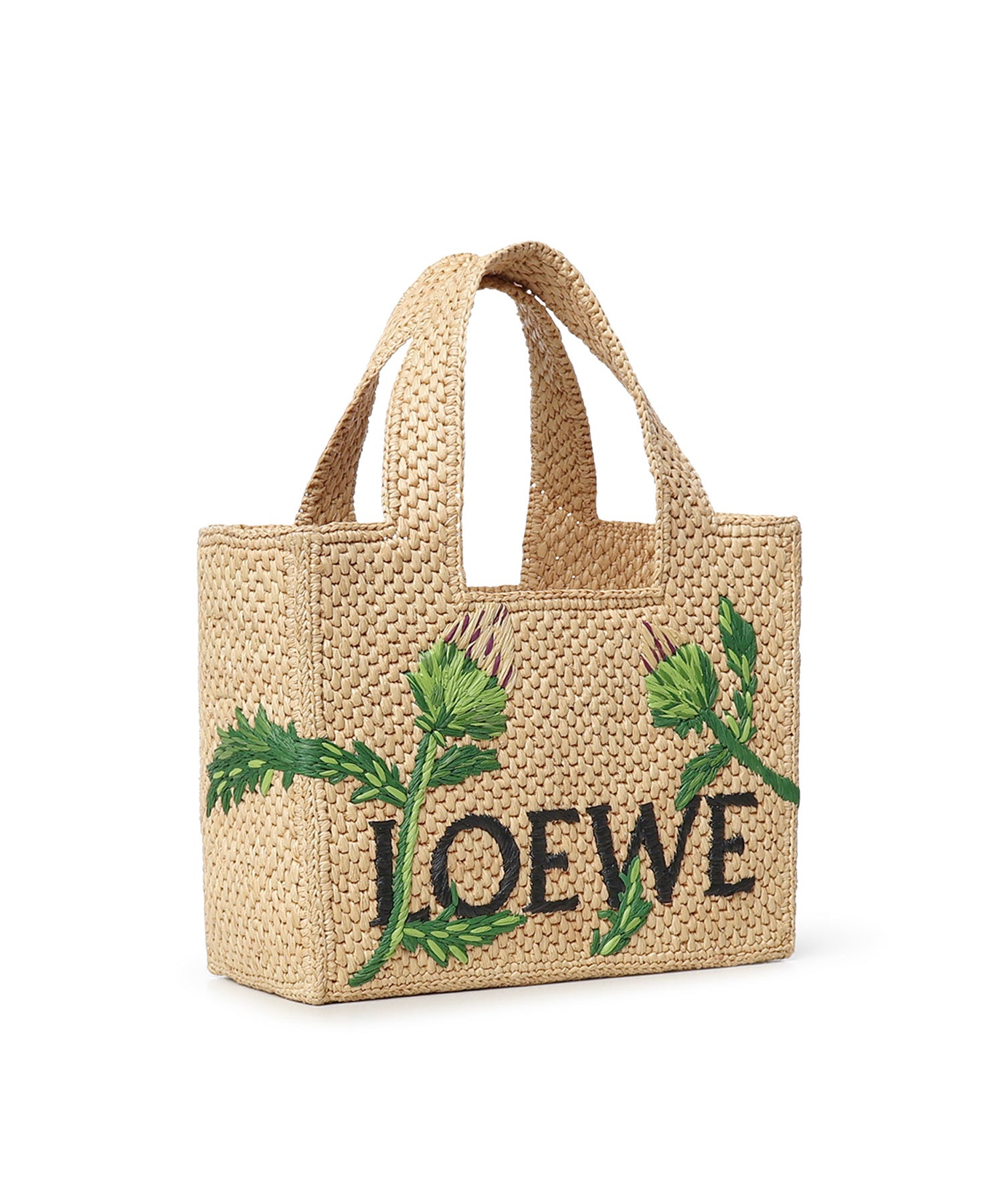 Borsa tote LOEWE Font piccola in rafia ALF1B59X33 2656 LOEWE 