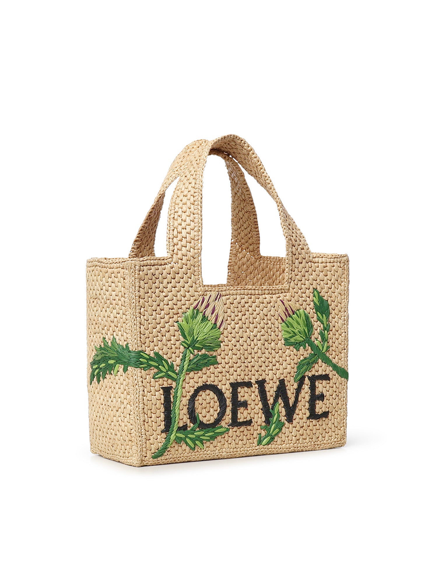Borsa tote LOEWE Font piccola in rafia ALF1B59X33 2656 LOEWE 