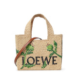 Borsa tote LOEWE Font piccola in rafia ALF1B59X33 2656 LOEWE 