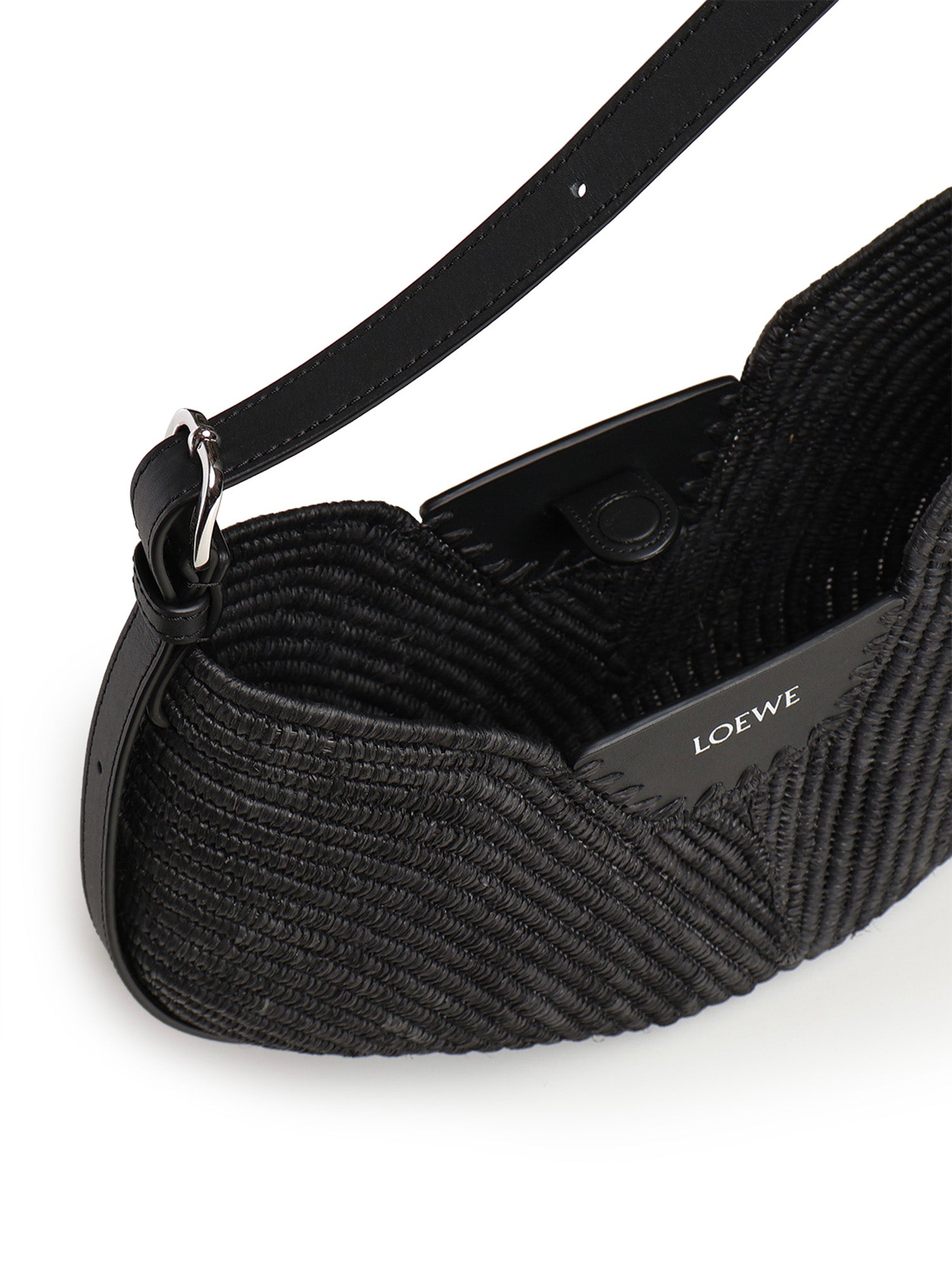 Borsa Loewe Swing in rafia e pelle ASWISWSX09 1100 LOEWE 