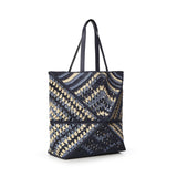 Borsa tote Puzzle Fold XL in rafia B779Q18X57 0150 LOEWE 