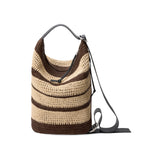 Borsa a secchiello Loop in rafia BB22LBMX04 9587 LOEWE 