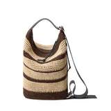 Borsa a secchiello Loop in rafia BB22LBMX04 9587 LOEWE 