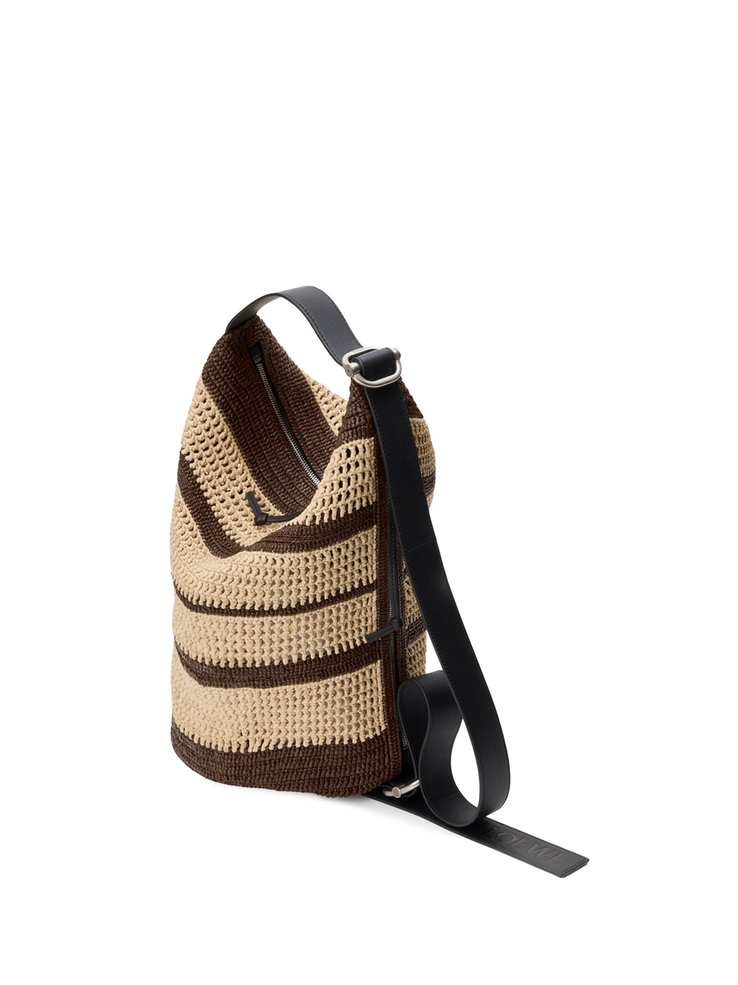 Borsa a secchiello Loop in rafia BB22LBMX04 9587 LOEWE 
