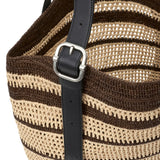 Borsa cesto Loop in rafia BB22LOBX01 9587 LOEWE 