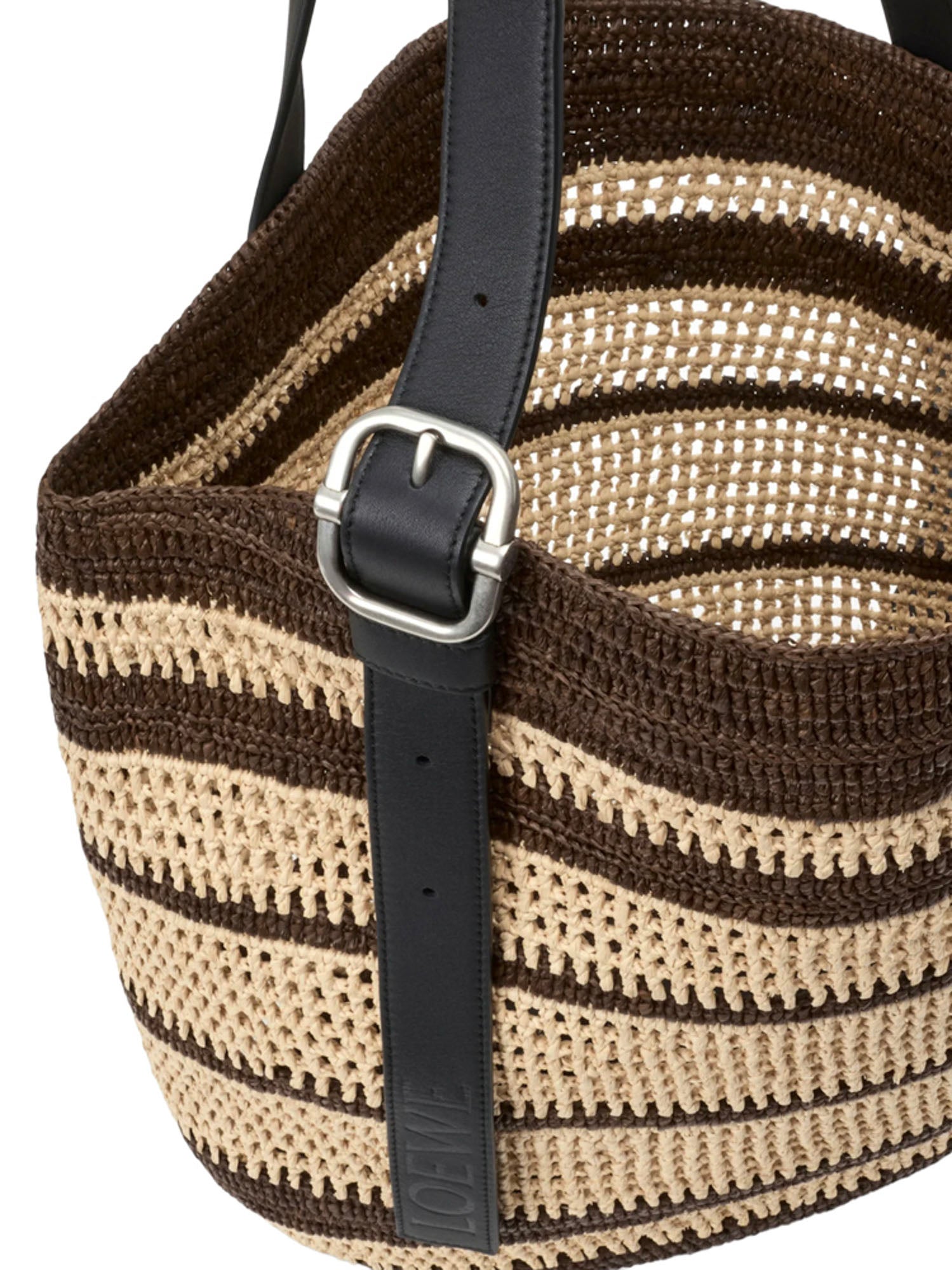 Borsa cesto Loop in rafia BB22LOBX01 9587 LOEWE 