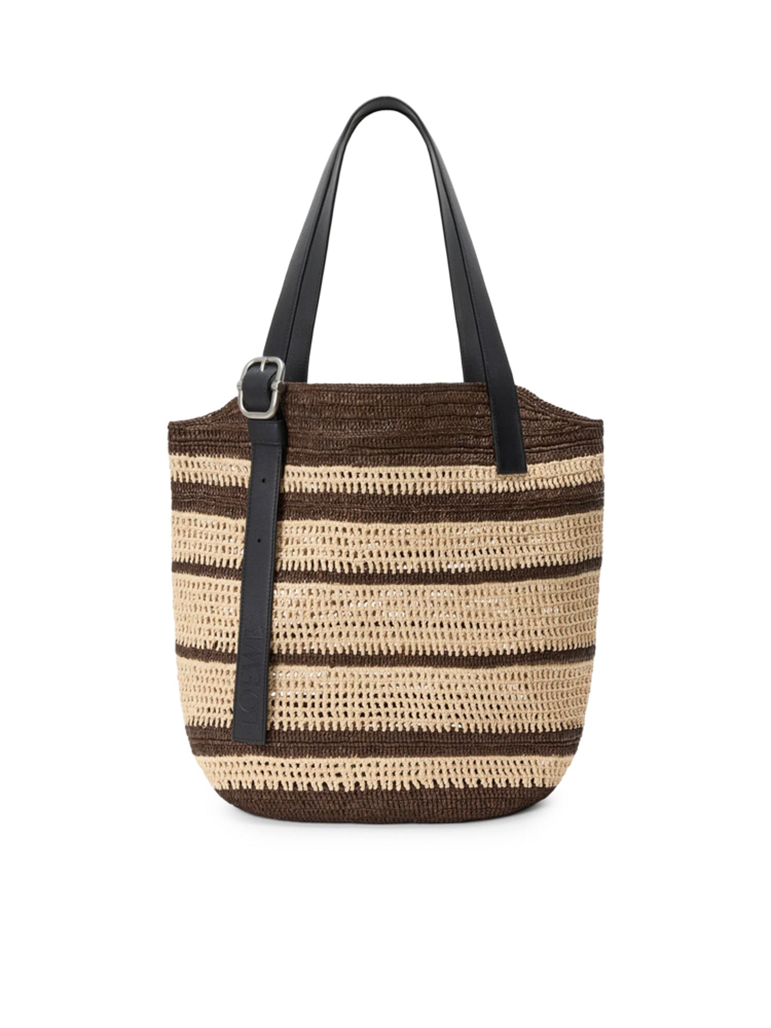 Borsa cesto Loop in rafia BB22LOBX01 9587 LOEWE 