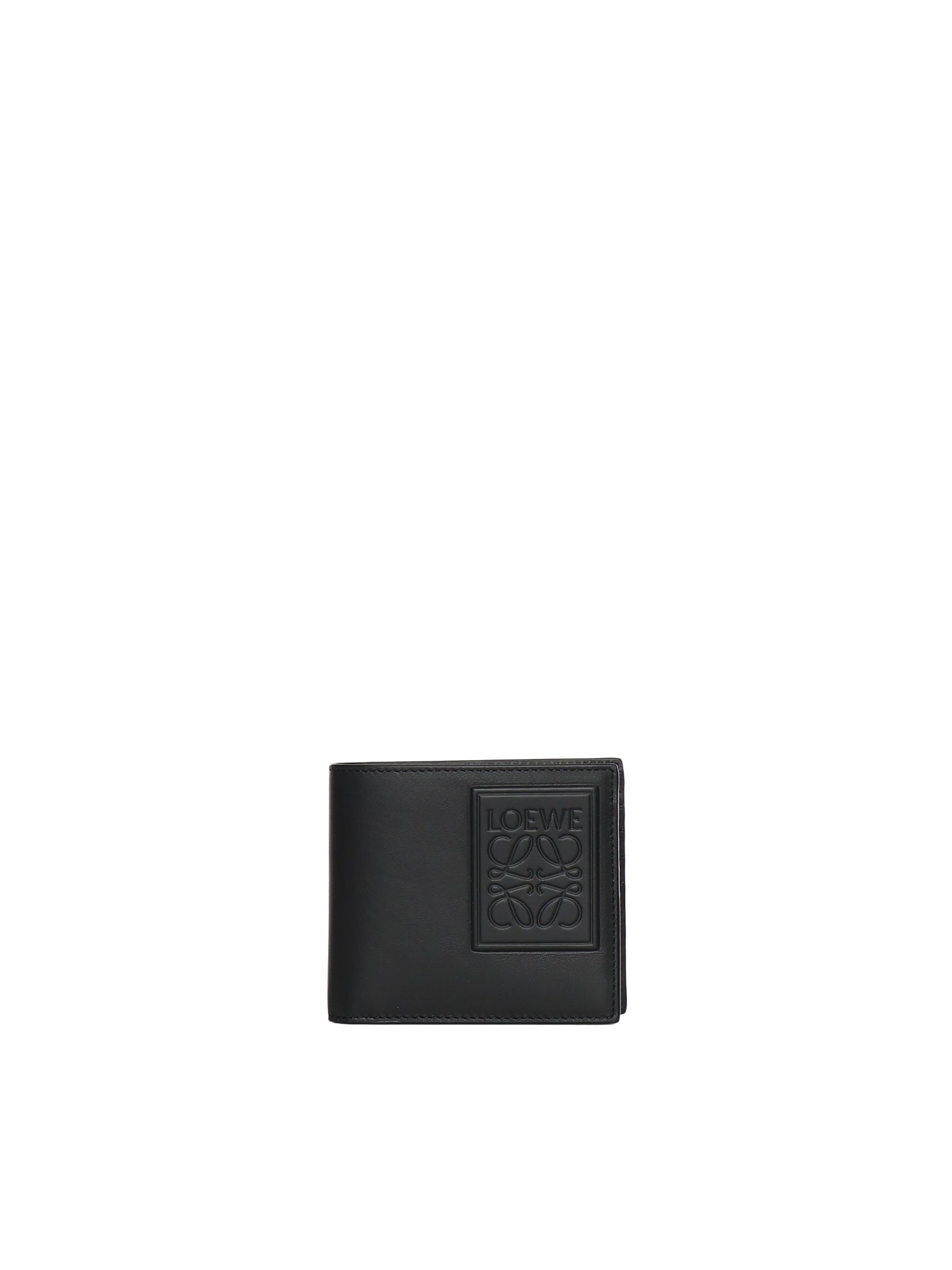 Portafoglio bifold in pelle di vitello C565302X07 1100 LOEWE 