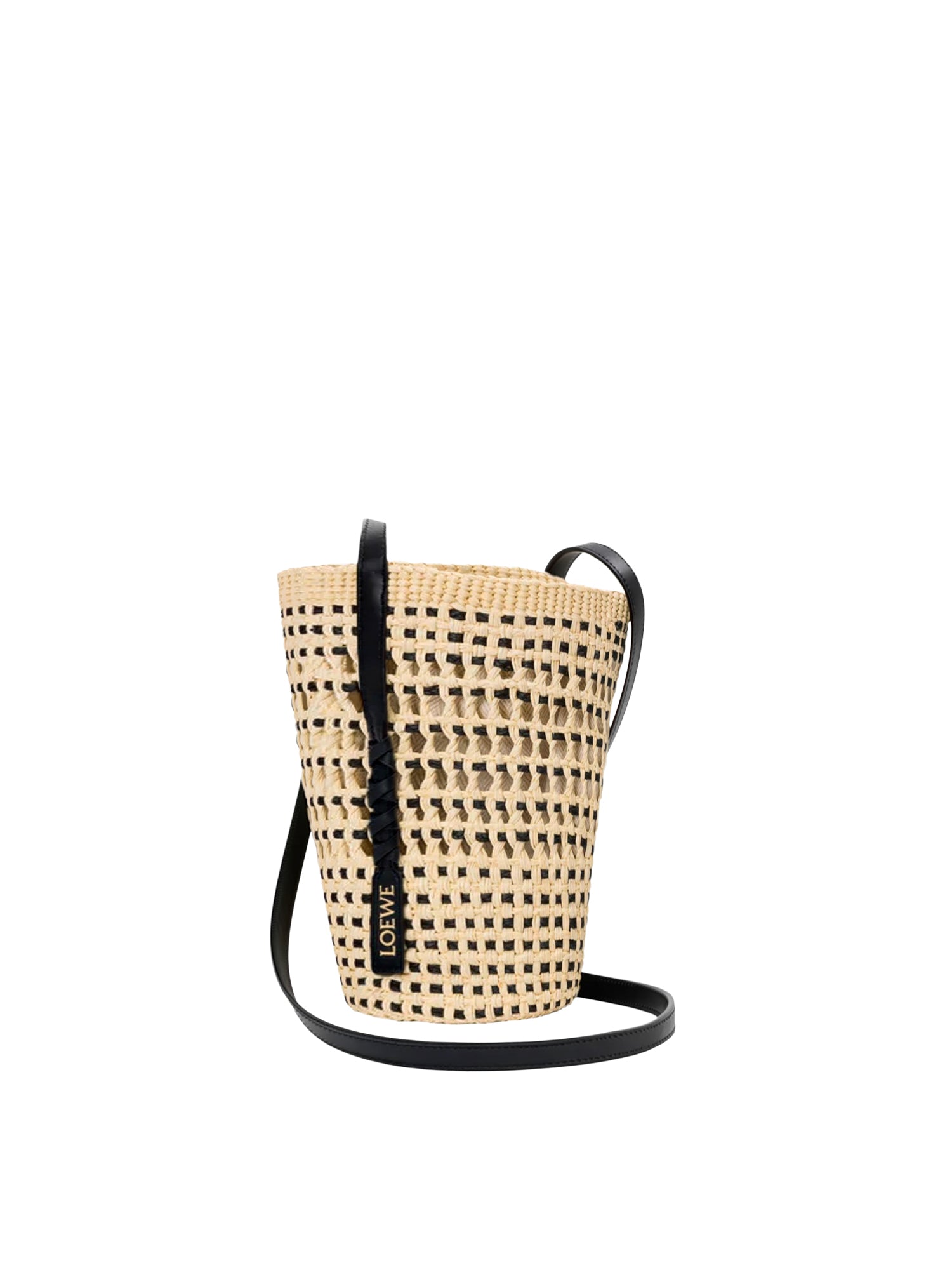 Borsa Braid in palma Iraca e pelle di vitello C630IMBX01 2165 LOEWE 