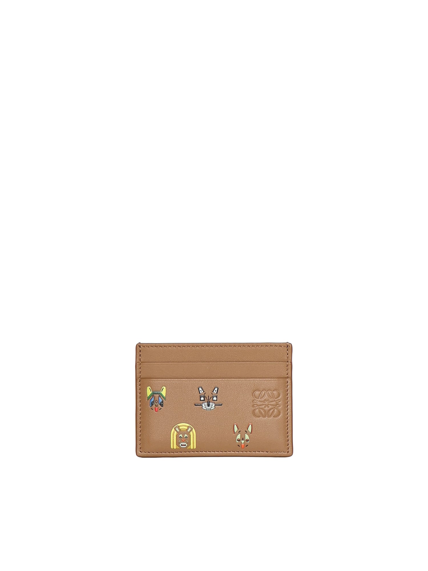 Portacarte Cats in pelle di vitello C643322X47 9579 LOEWE 