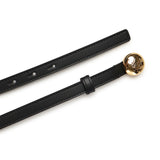Cintura Pebble in pelle di vitello E619Z16X17 1206 LOEWE 