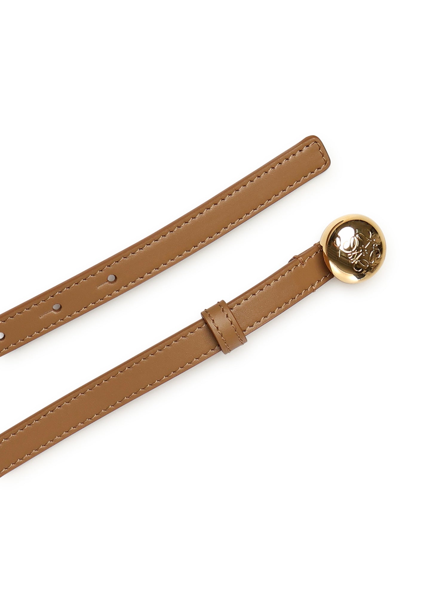 Cintura Pebble in pelle di vitello E619Z16X17 3967 LOEWE 