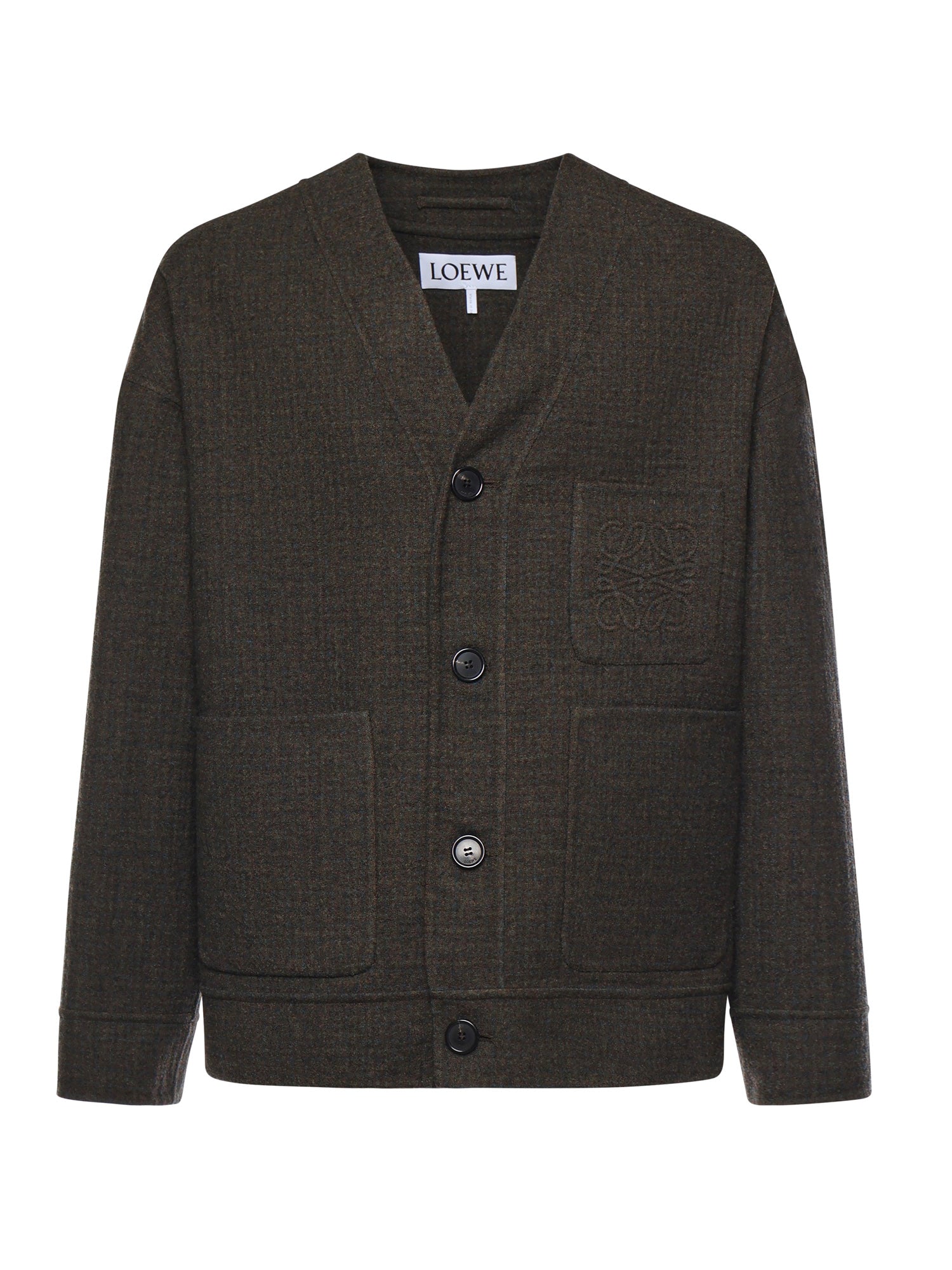 Cardigan in misto cotone e seta H526Y02WDC 6812 LOEWE 