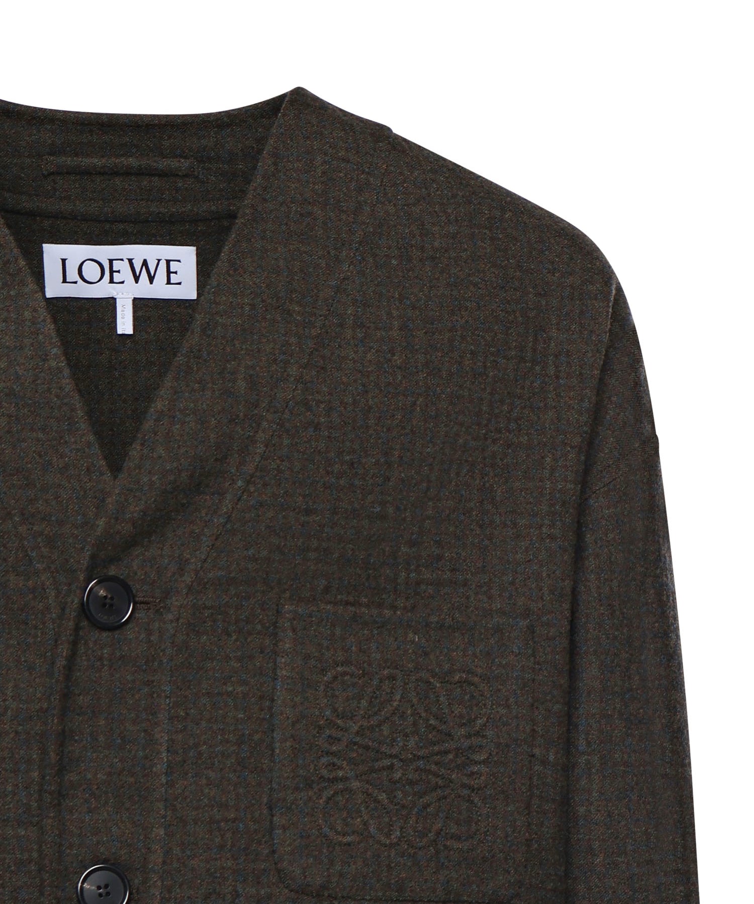 Cardigan in misto cotone e seta H526Y02WDC 6812 LOEWE 